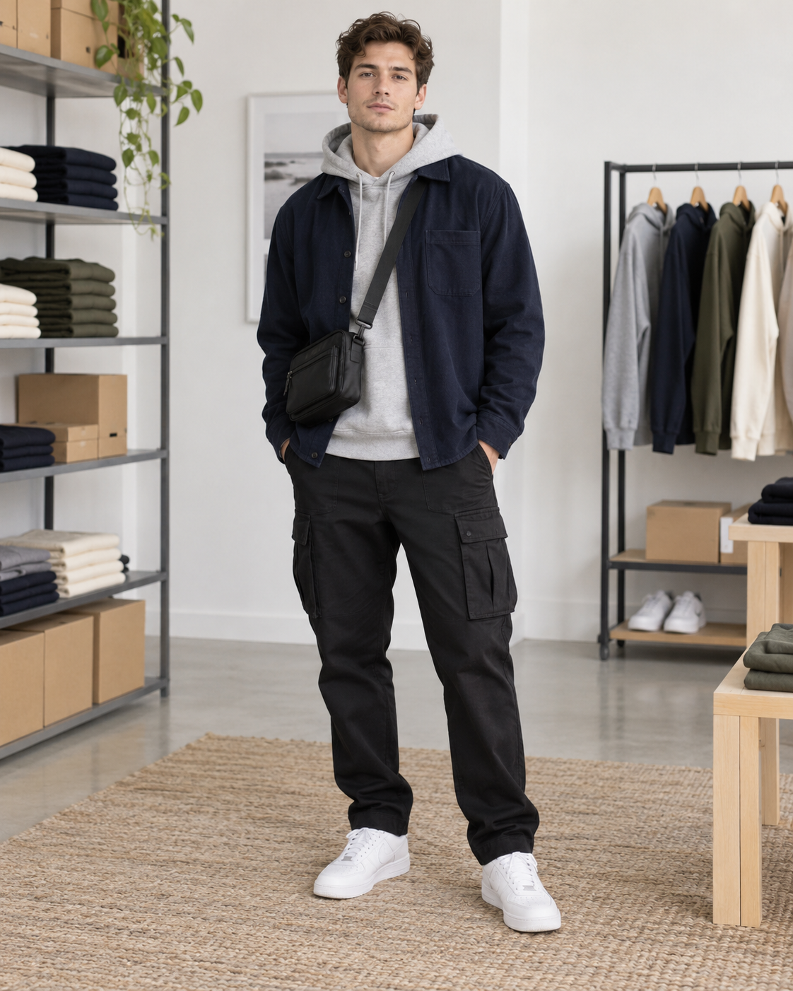 Studio hoodie cargo route