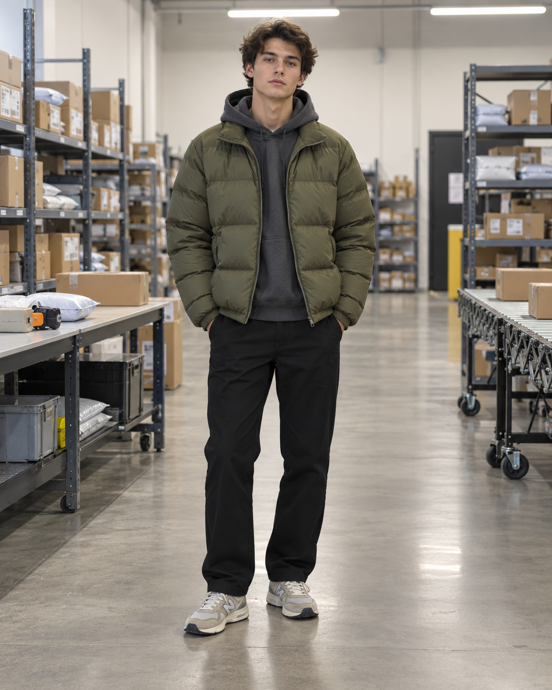 Warehouse puffer route